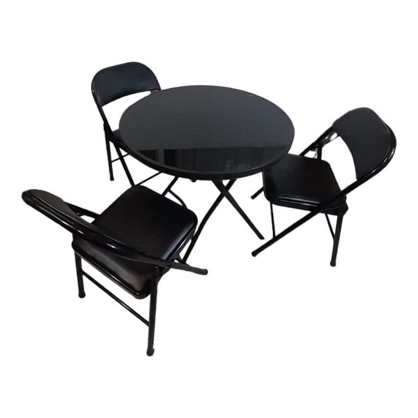 Sastro -3 Folding Chair Outdoor Dining Table Combo-Tpb3