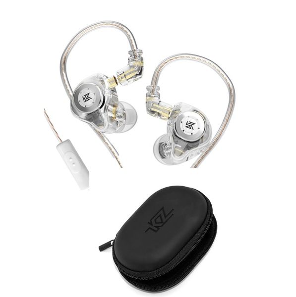 KZ EDX Pro Dual Magnetic Dynamic Earbuds with HD Mic &amp; KZ Brand Case