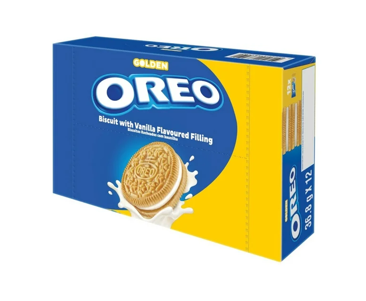 Oreo Golden Sandwich Cookies 12 x 36.8g