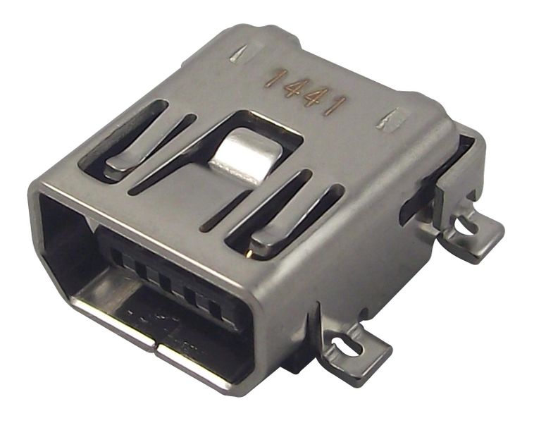TE Connectivity (1734328-1) USB Connector, Mini USB Type AB, USB 2.0