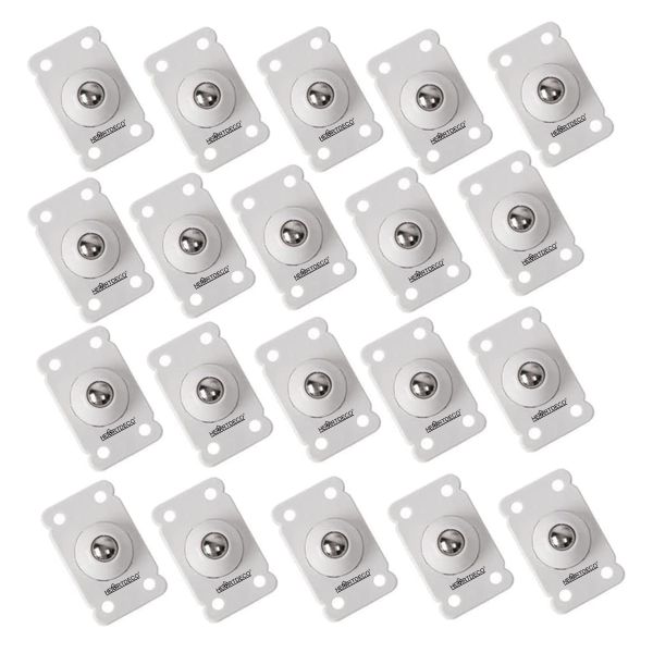 Heartdeco 360° Rotation Self-adhesive Casters - Pack of 20
