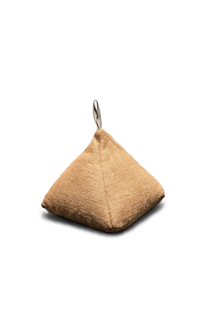 Pyramid Door Stopper - Hessian (2kg)