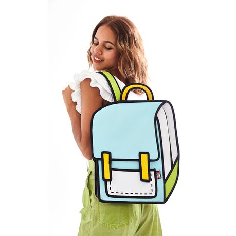 JumpFromPaper Turquoise Spaceman Laptop Bag Backpack Apple iPad Tablet