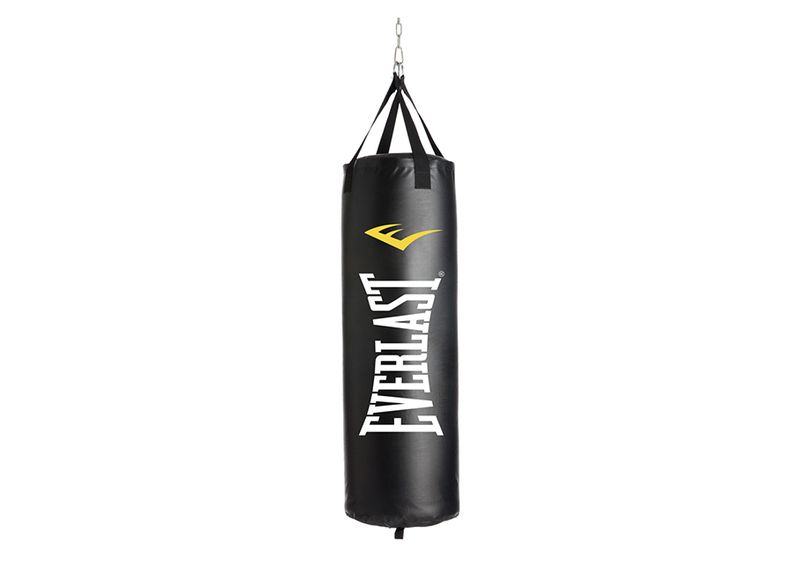Everlast Nevatear Heavy Bag with Chain &amp; Swivel - XLarge Black &amp; White