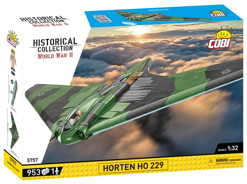 WWII Horten Ho 229 Airplane Construction Model