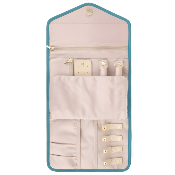 Travel Jewelry Organizer Makeup Bag Earring Ring Storage Case Portable Gift