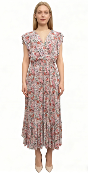 New Fashion Floral Long Dress