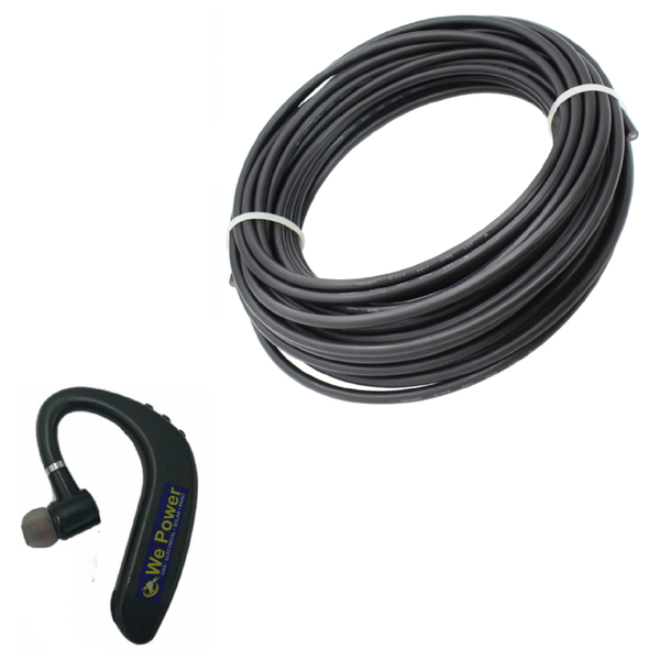 Solar Cable 10m Black 6mm With Free Wireless Bluetooth Headphone