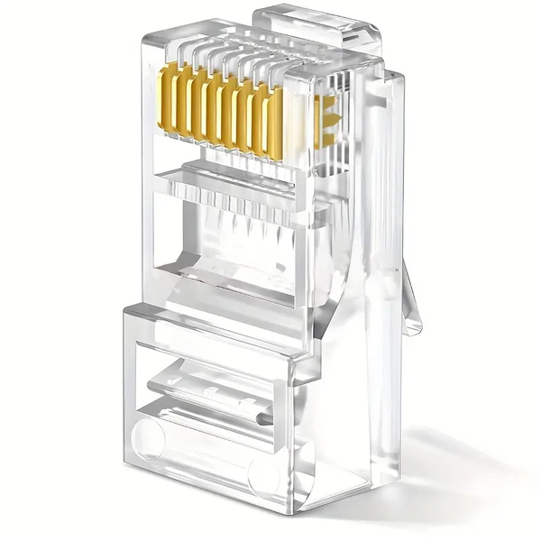 EZ Pass Through Cat5e RJ45 Connectors (50 in a pack)