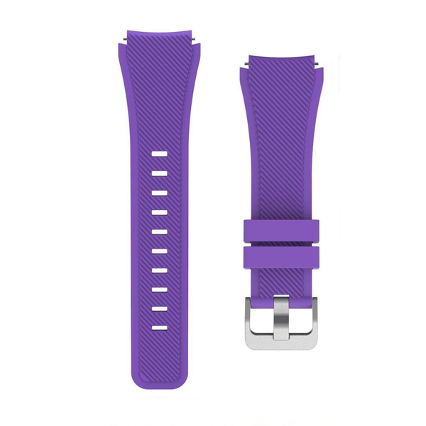 Silicone Watch Strap Compatible with Samsung S3 Frontier &amp; Classic - Purple
