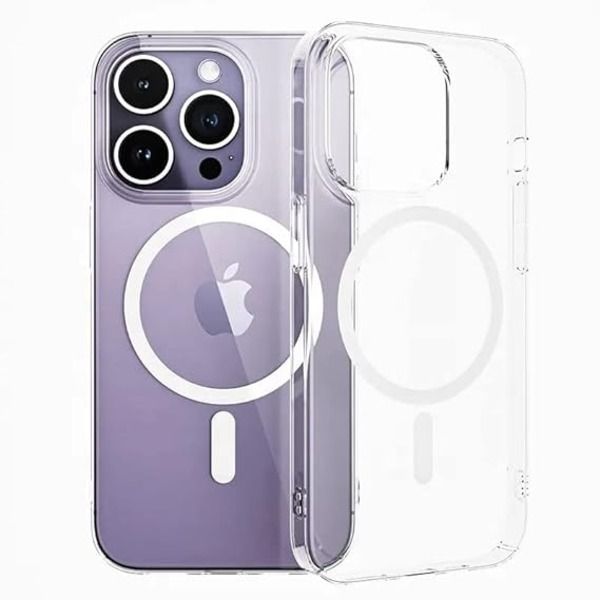 Magnetic Clear Phone Case [Compatible with Magsafe] for iPhone 14 Pro Max