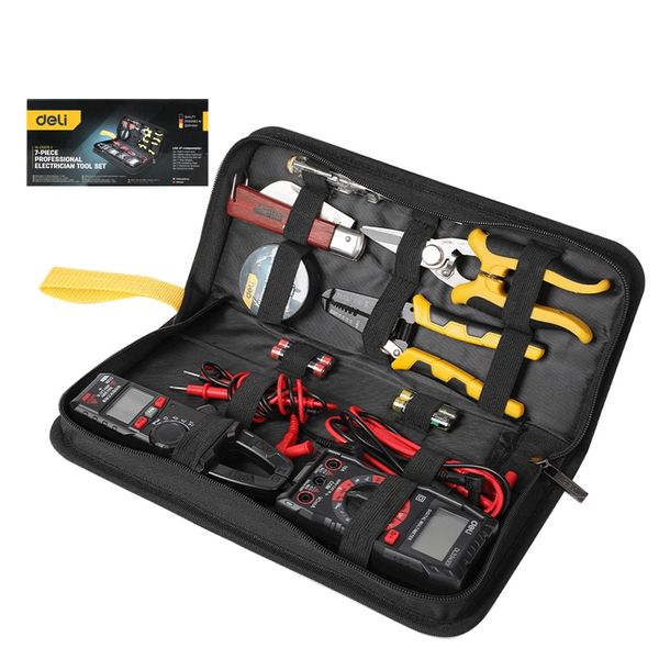 Deli 7Pcs Electrician Tool Set