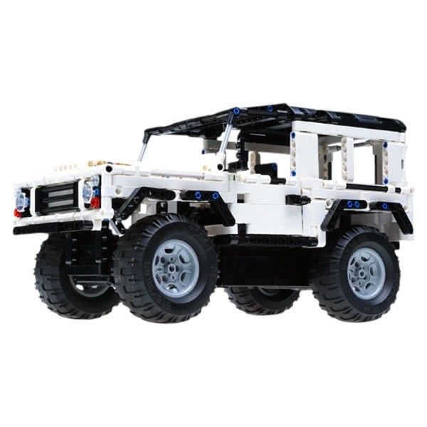 533-Pieces Off-Road Rugged Adventure SUV Building Block Set - White