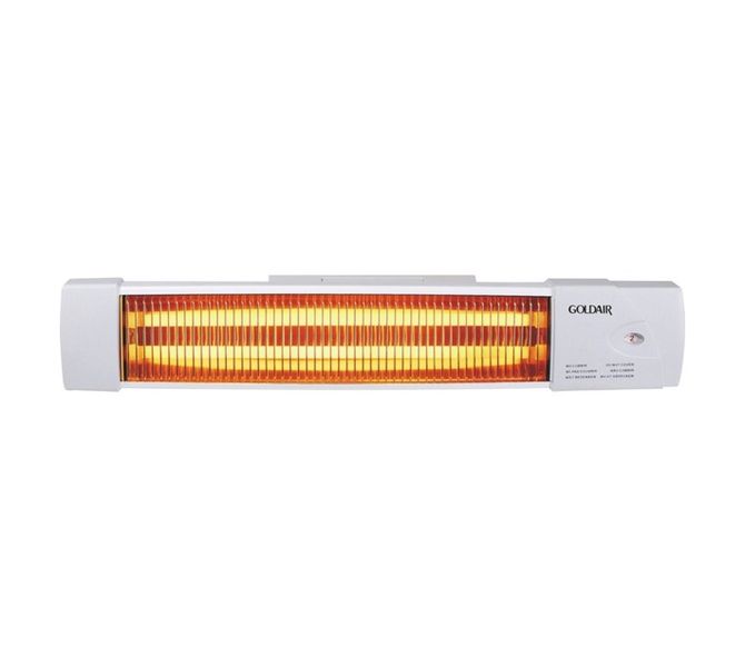 Goldair 2 Bar Wall Mountable Bathroom Heater 1200 W White