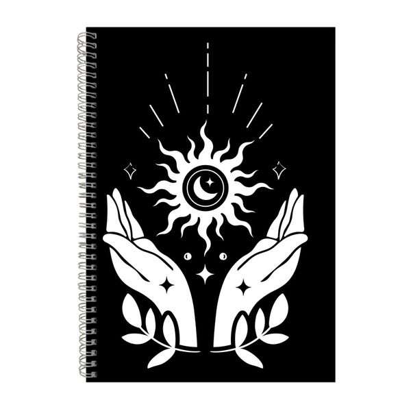 Sun Flower A4 Notebook Spiral Lined Notepad Gift Boho Idea 308