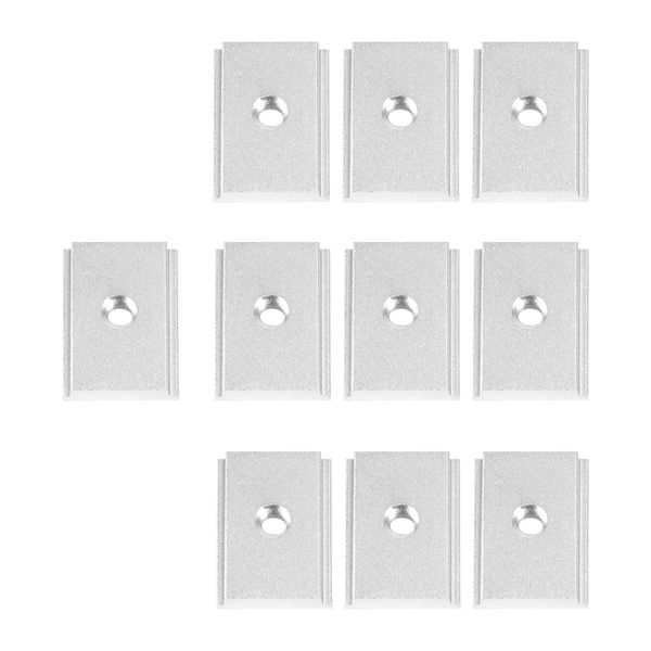 M6 T-Track Slider Sliding Nut Aluminum Alloy T Slot Nut 10Pcs