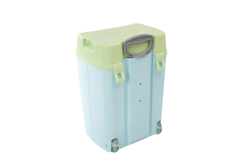 Todii School Bag -Purple Lid with Grey Body