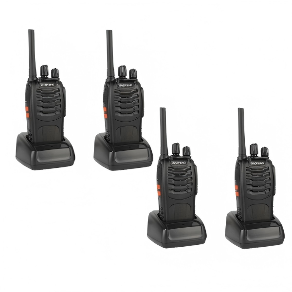 Baofeng 16-Channel UHF Walkie Talkie 2-Way Radio - 6 Piece
