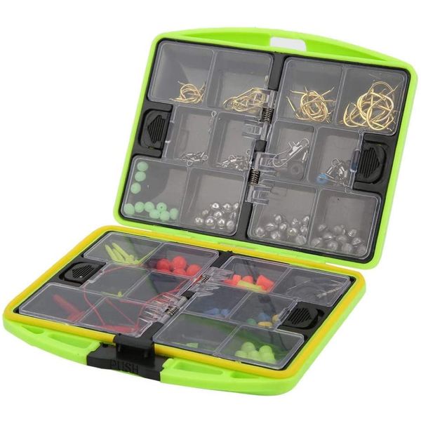 Camping Assorted Fishing Tackle Box Set of 170