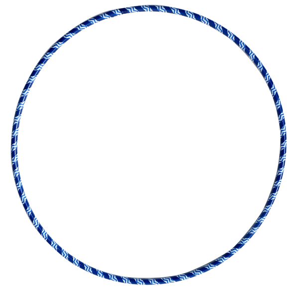 Hula Hoop Number 39 - Blue &amp; ZigZag - 100cm