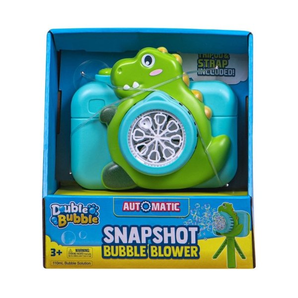 Double Bubble Snap Shot Bubble Camera - Automatic Bubble Machine for Kids