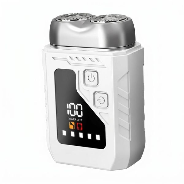 USB Rechargeable Rotary Head Razor for Wet and Dry Use