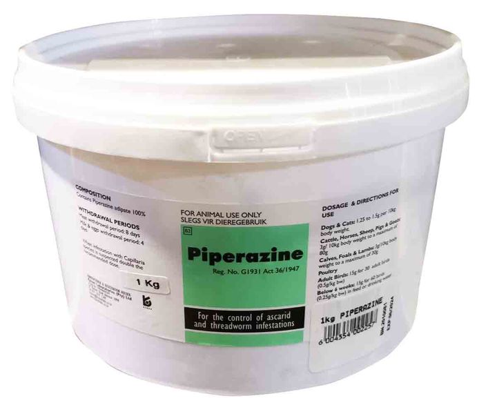 Piperazine Adipate Dewormer 1kg