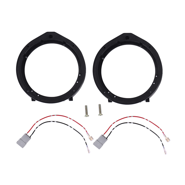 2PCS 6.5 Inch Car Horn Gasket with Wiring Harness for Honda Civic