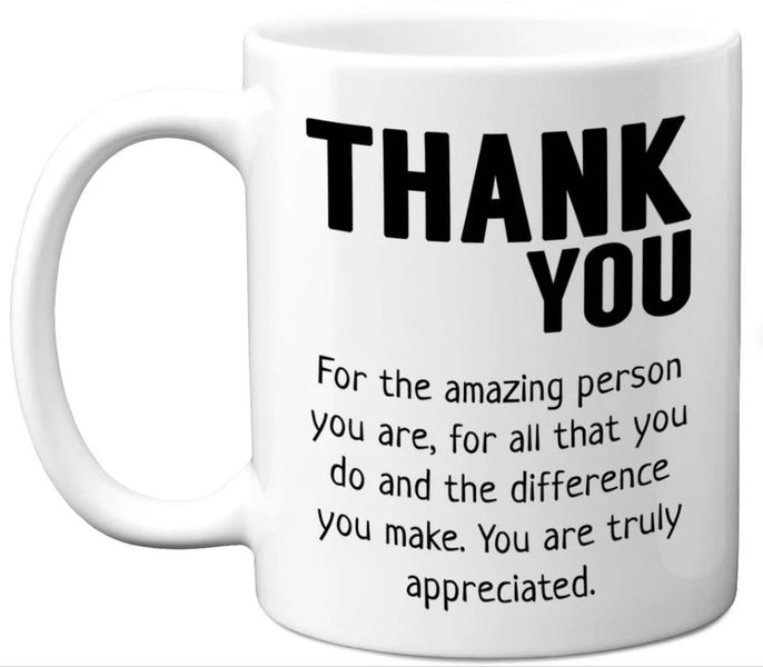 Thank You Birthday Christmas Boss Friend 11oz Ceramic Premium Coffee Mug