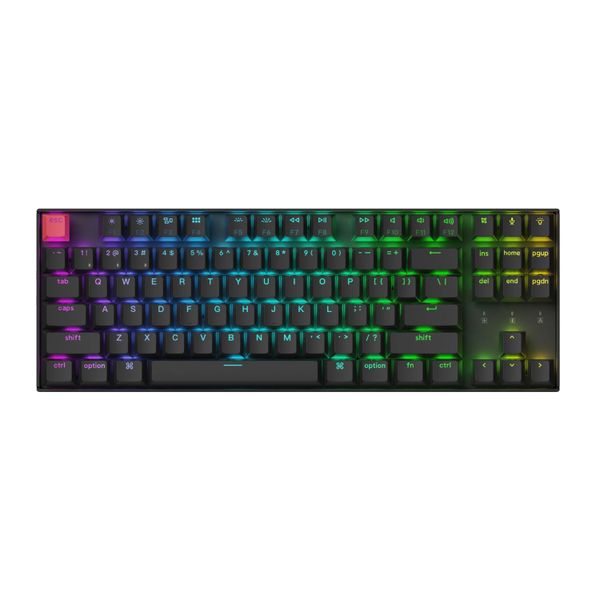 Keychron K8 QMK 80% TKL Wireless Mechanical Keyboard V2 Red Switches