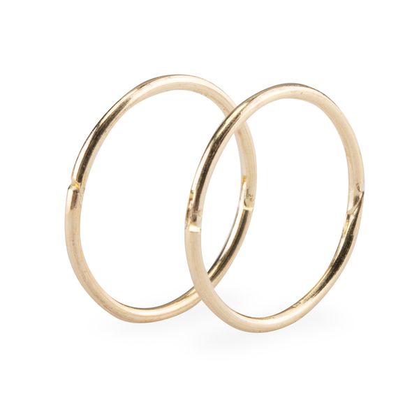 9ct Yellow Gold Hinge Sleeper/School Sleeper