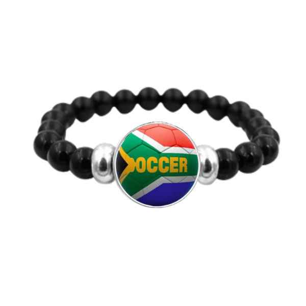 Football Soccer South Africa Snap Bracelet Souvenir Novelty Gifting