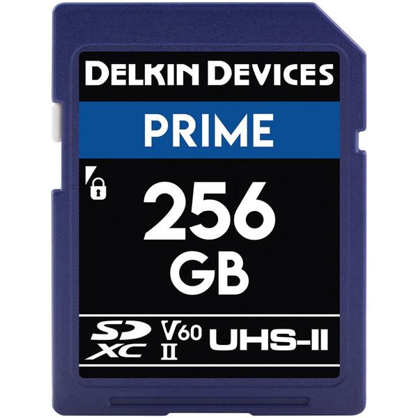 Delkin Devices Prime 256GB UHS-II SDXC Memory Card (280MB/s)