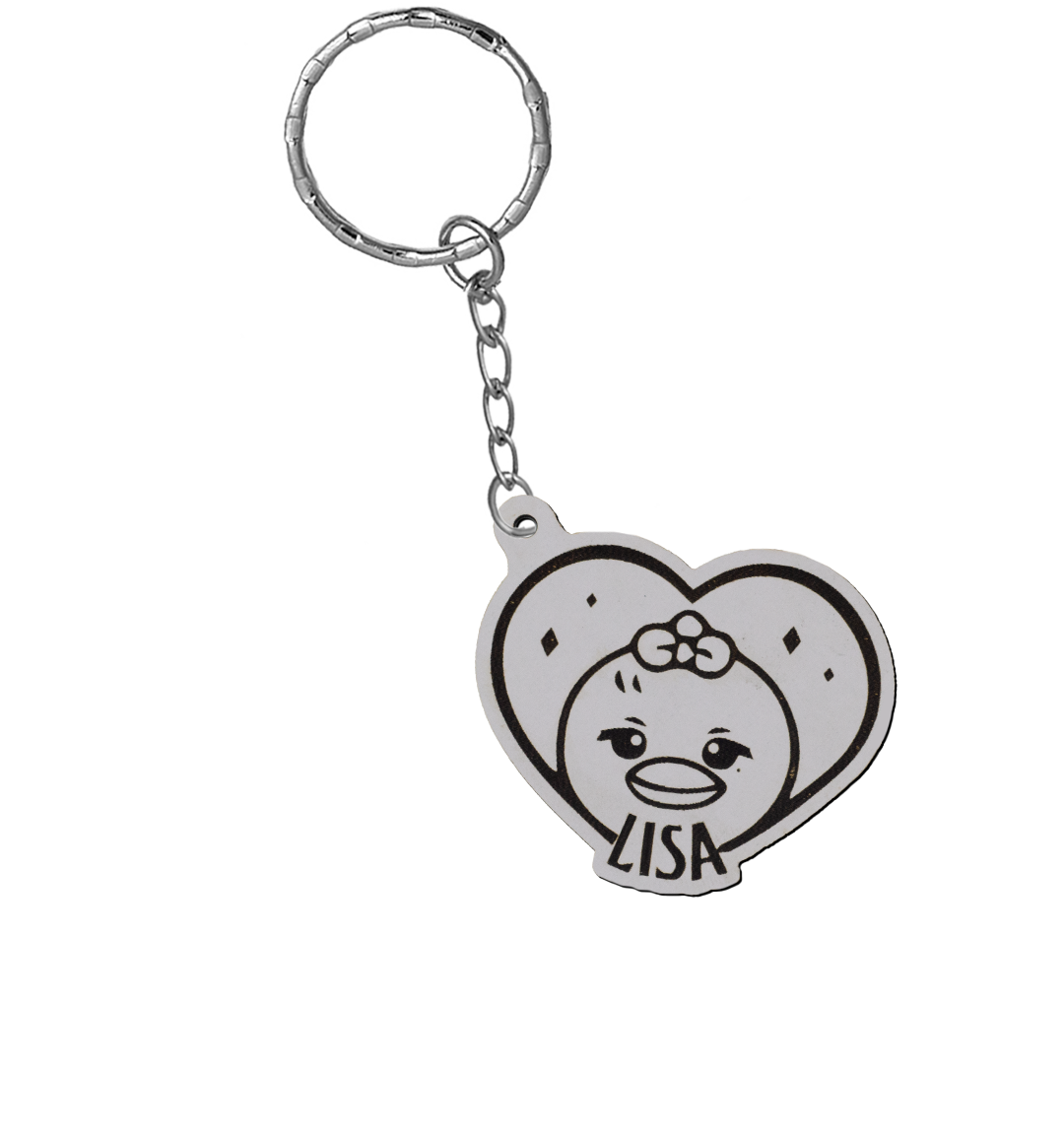 BlackPink Keyring - Lisa Heart - White | Shop Today. Get it Tomorrow ...
