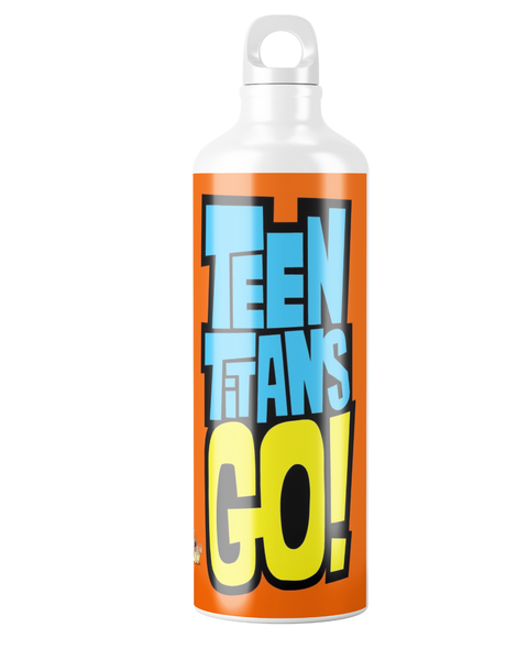 Katz Designs - Metal Water Bottle - Teen Titans