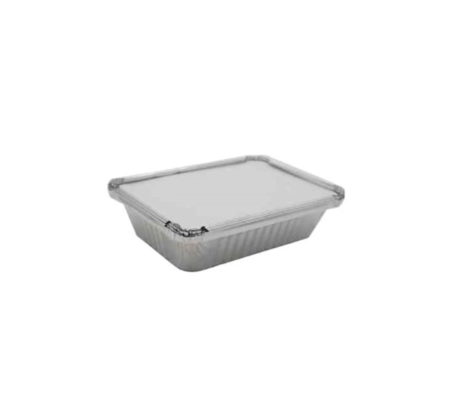 4 Piece Aluminium Foil Container 22x16cm