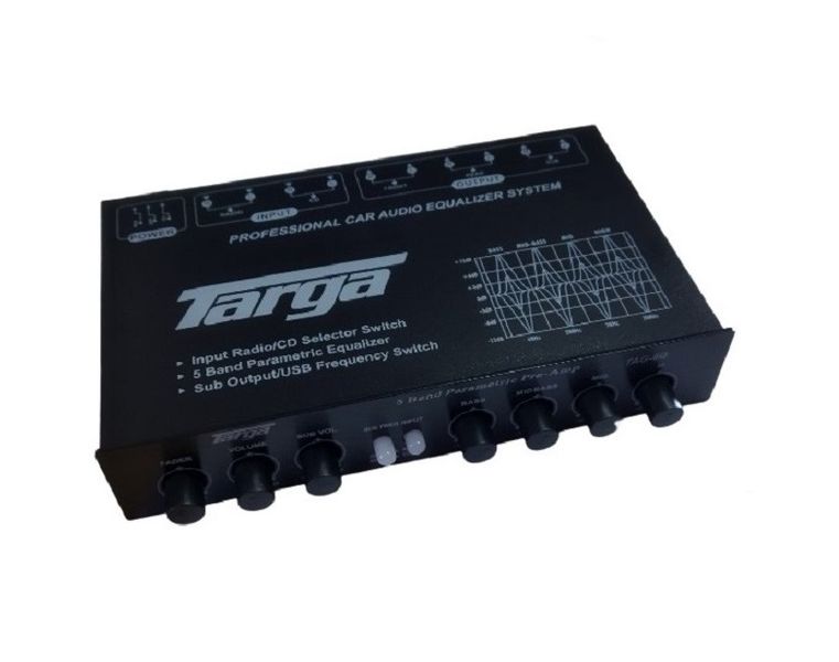 Targa TAG-6Q 5 Band Parametric Equalizer &amp; Pre-amplifier