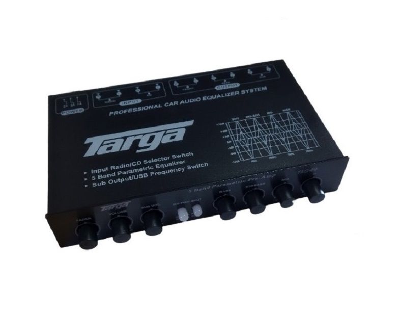 Targa TAG-6Q 5 Band Parametric Equalizer & Pre-amplifier | Shop Today