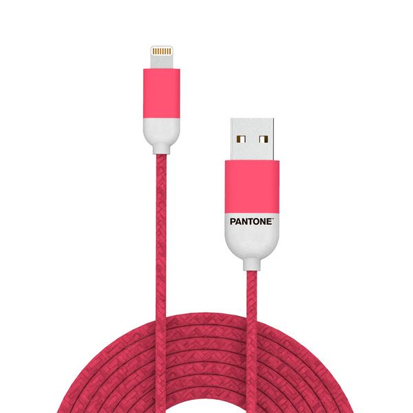 Cable Lightning USB 1m,Pantone,pink,Apple MFI