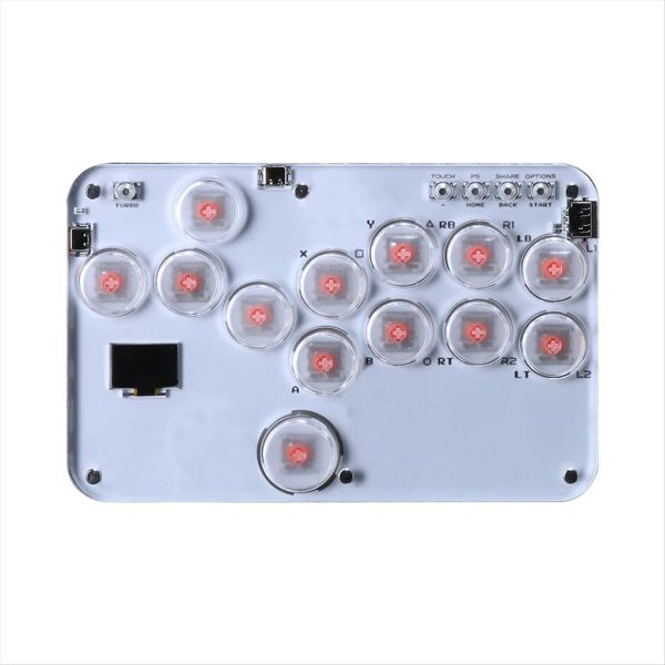 13-Button Arcade Stick Controller Hitbox Leverless Controller