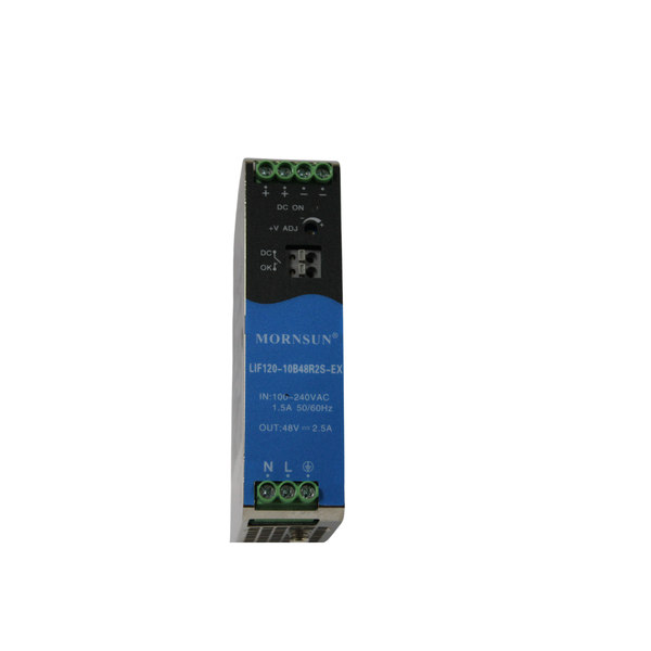 LIF120-10B48R2S-EX: 120W 48V/2.5A DIN Rail AC/DC Supply, ATEX/Ex