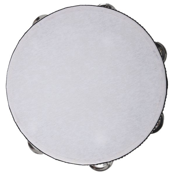 8" Musical Tambourine Tamborine Drum Round Percussion Gift For KTV Party