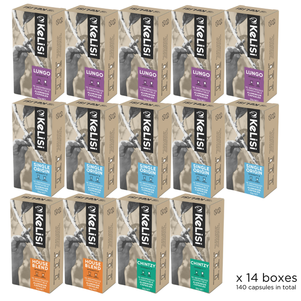 Kelisi Aluminium Coffee Pod Classic Blend Combo Pack