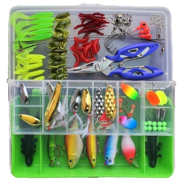 Hengjia 101pce Fishing Lure Set (With Tackle Box)