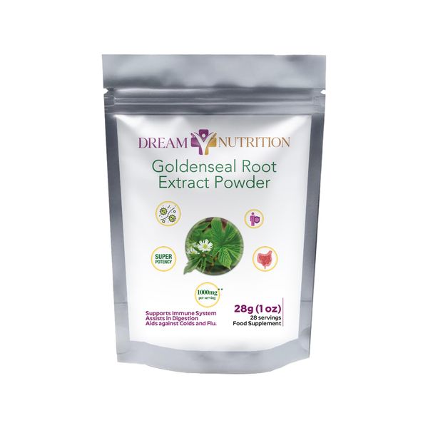 Dream Nutrition Super Potency Goldenseal Root Extract Powder 28g (1oz)