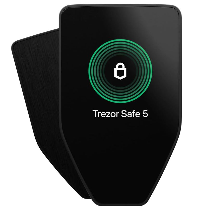 Trezor Safe 5 - Bitcoin and other crypto hardware wallet
