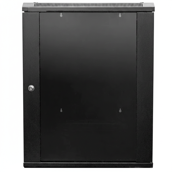 Netix 9U Fixed Wall Mount Server Cabinet with Tempered Glass Door
