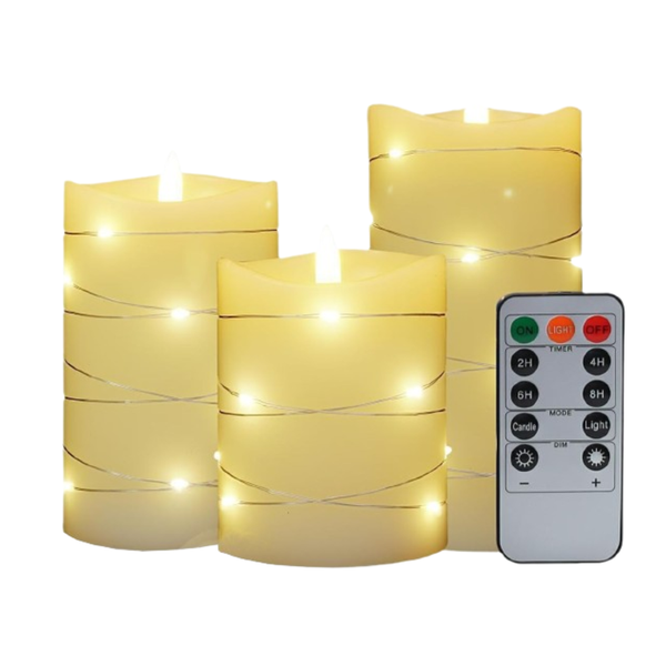 Home Flameless LED Candles - 3 Piece Set