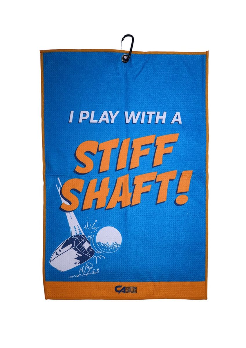CA Waffle Golf Towels - Stiff Shaft