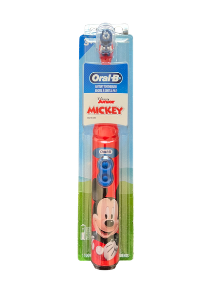 Oral-B Mickey Mouse Kids Battery Power Electric Toothbrush Clubhouse
